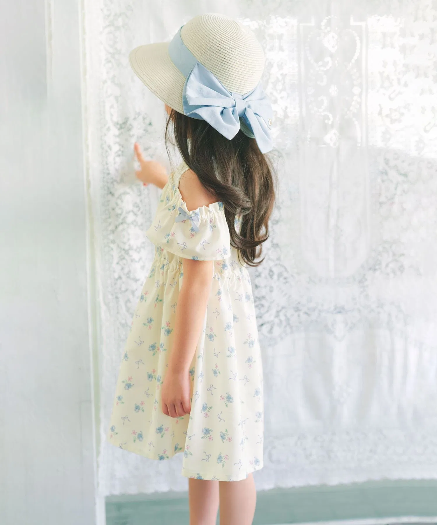Детское платье ANY KIDS с коротким рукавом и принтом — фото 3