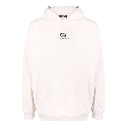 

Толстовка unity hoodie wide fit 'light beige black' Balenciaga, бежевый