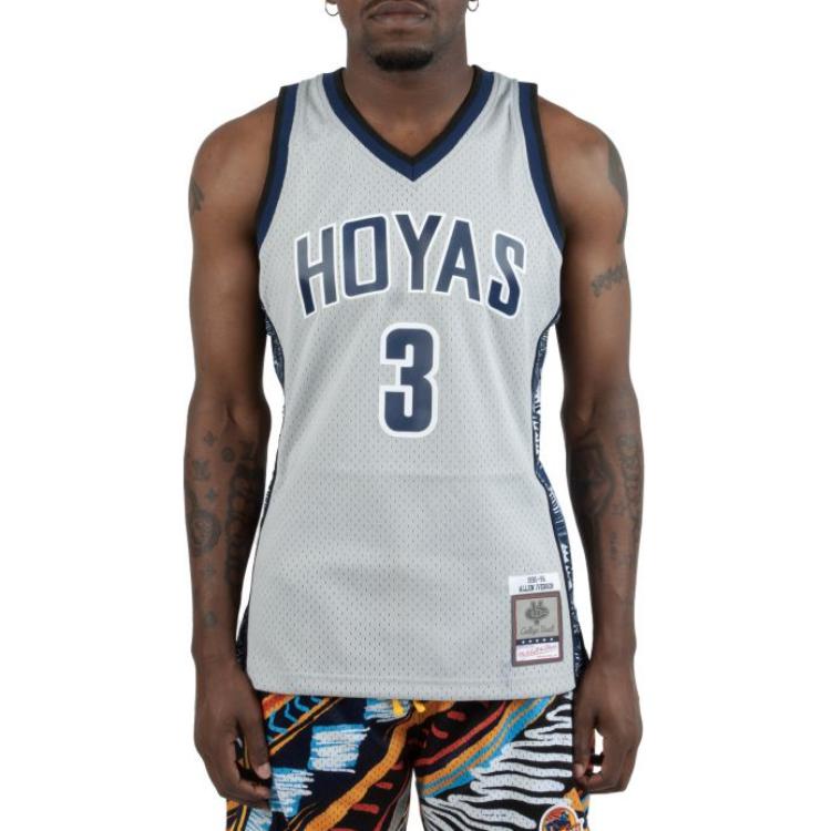 

Майка баскетбольная Mitchell & Ness X NCAA Georgetown Hoyas Allen Iverson Swingman Mitchell Ness серая