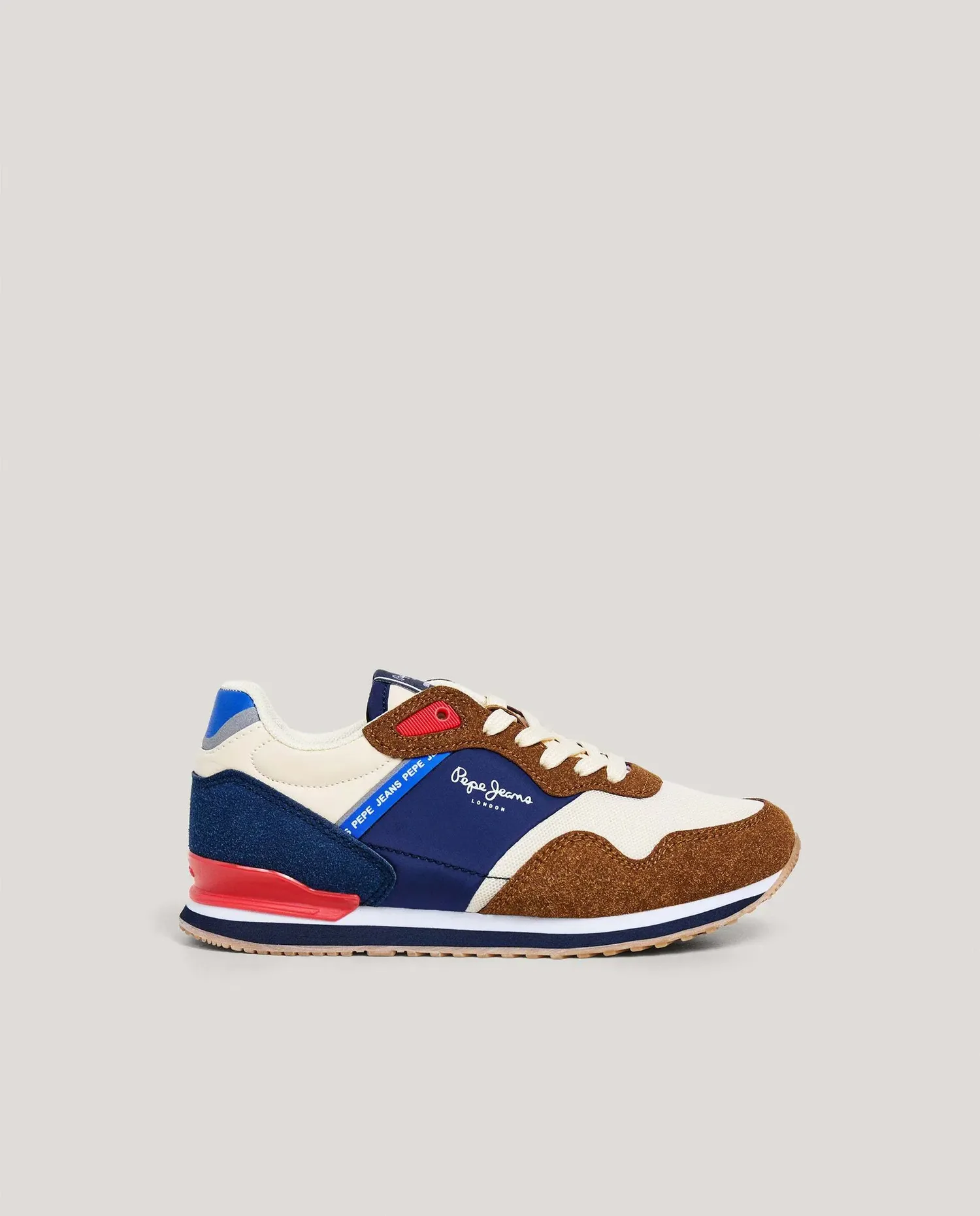 Комбинированные детские кроссовки для бега Pepe Jeans, Natural