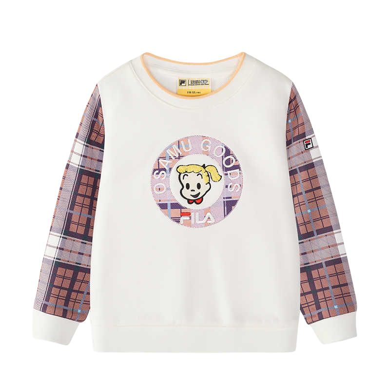 

FILA KIDS Свитшот YUANTIANZHI,LIANMINGKUAN Cloud White для детей 3-7 лет