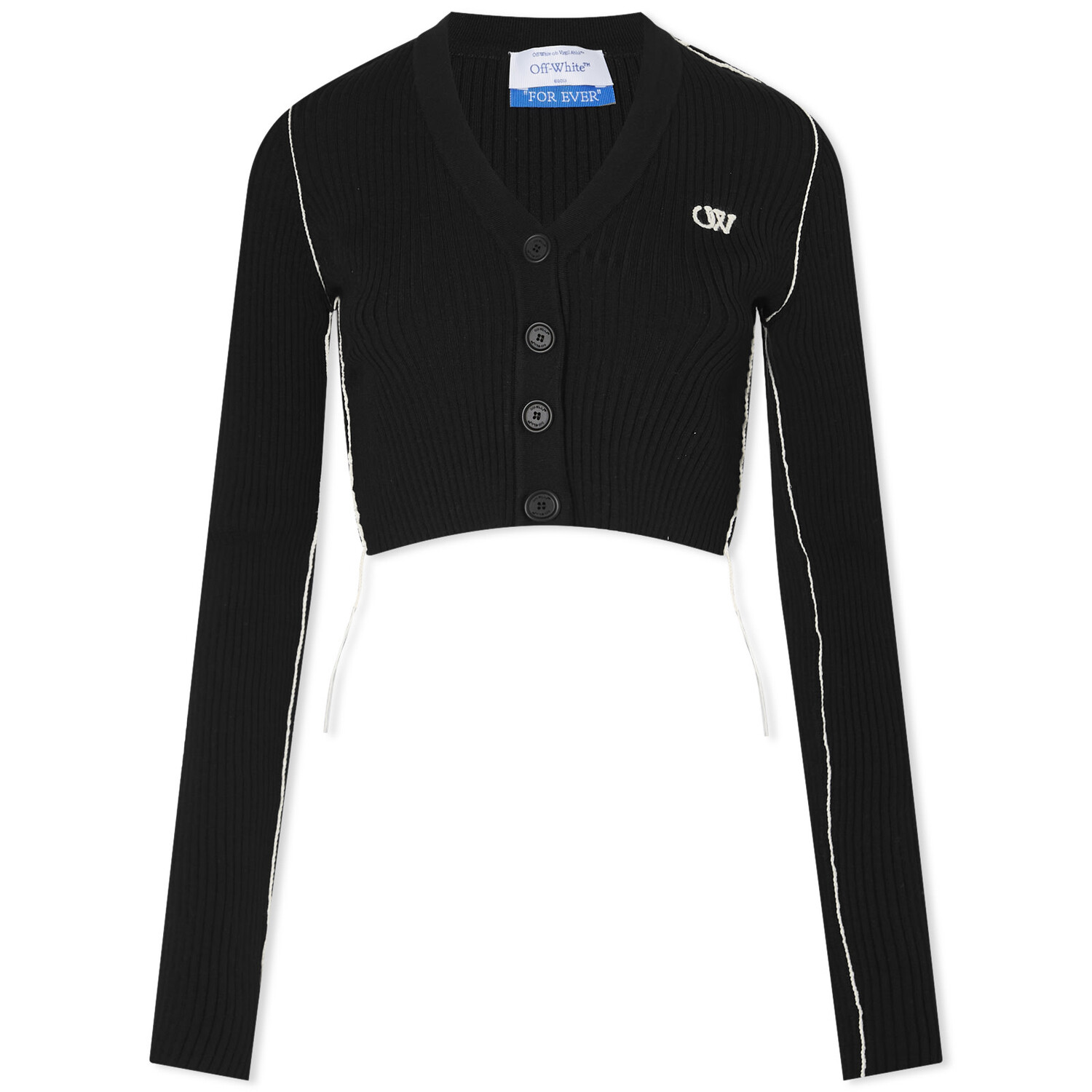 

Кардиган Off-White Outline Crop, черный