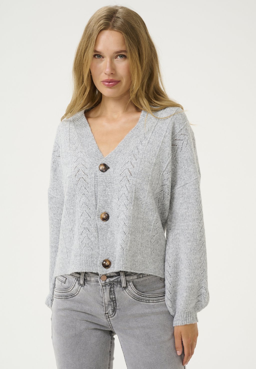 

Кардиган HOLIDAY Cream, светло-серый