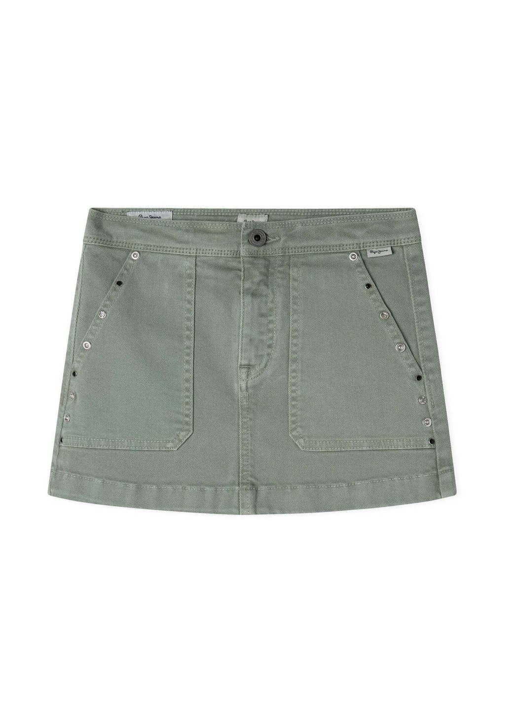 

Мини-юбка POPPY Pepe Jeans, зеленый