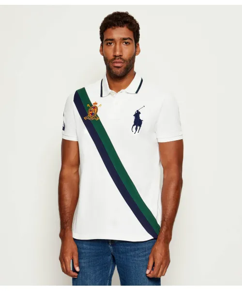 

Футболка поло Slim fit Polo Ralph Lauren, белый