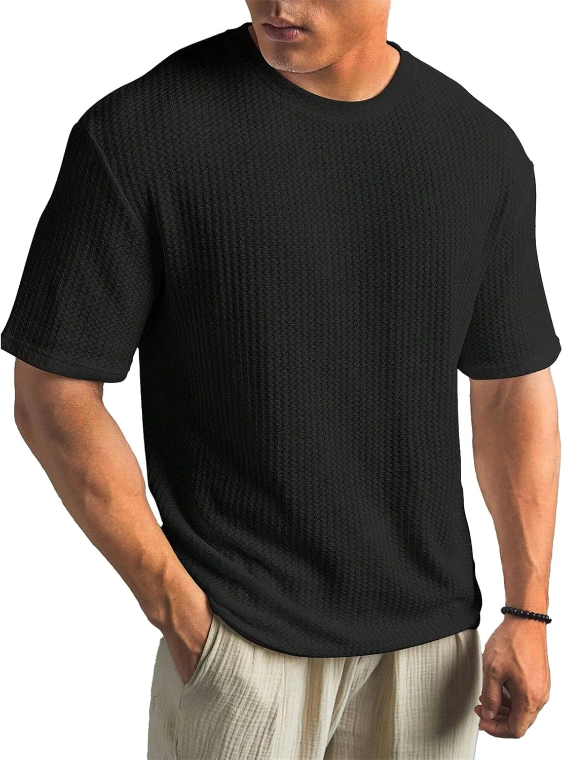 

Футболка мужская Fashion Knit, легкая, с коротким рукавом RSZGSWS