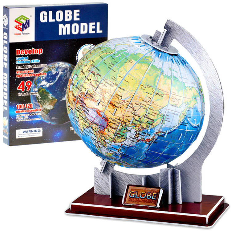 

Пазл 3D GLOBUS SPATIAL, 49 деталей, глобус ZA0936 JOKOMISIADA