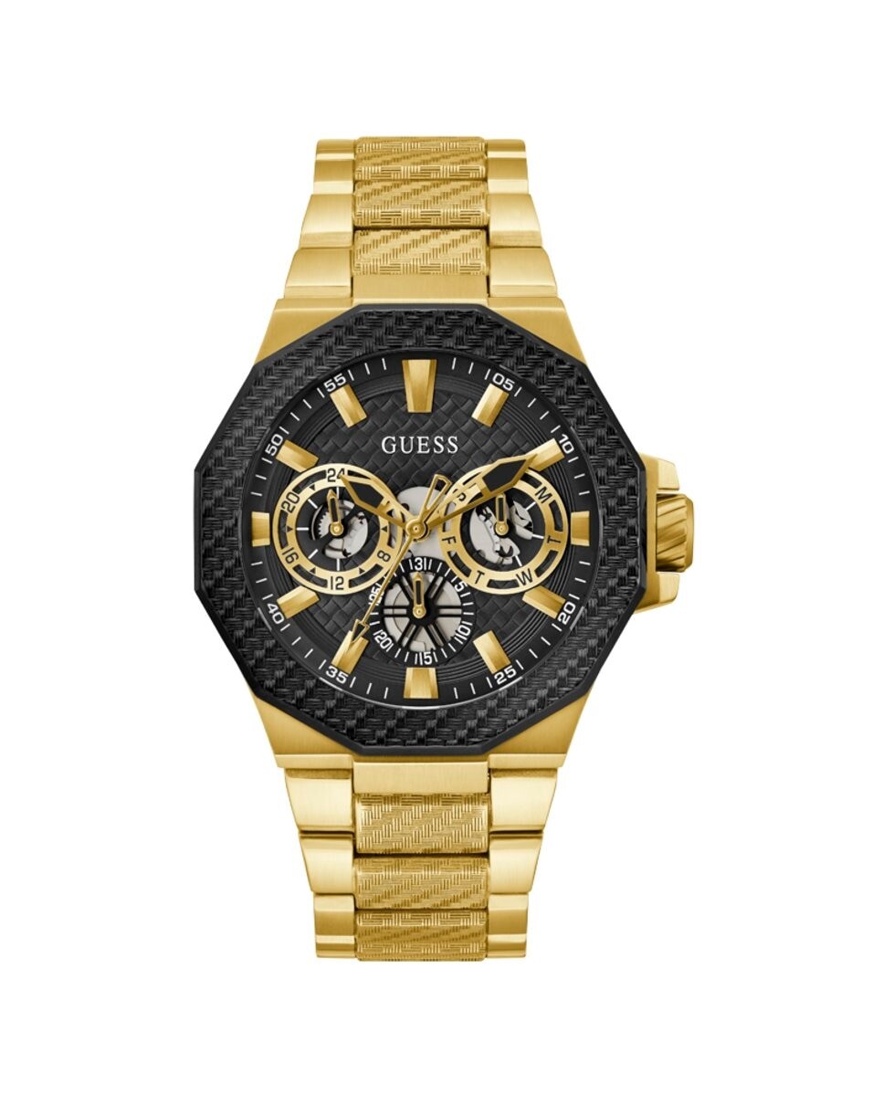 

Мужские часы Indy GW0636G2 со стальным и золотым ремешком Guess, золотой
