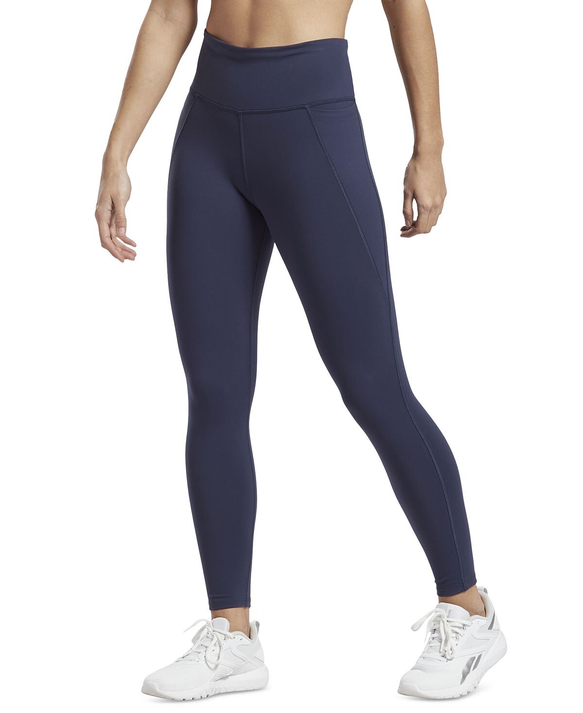 

Женские леггинсы без застежки с высокой талией Lux, эксклюзив Macy's Reebok