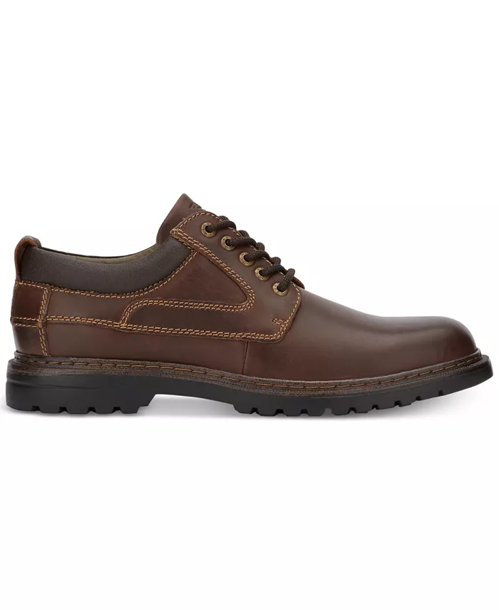 Мужские оксфорды Warden с круглым мысом из кожи Dockers, красный — фото 2