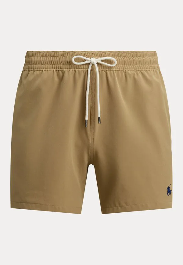 Плавки-Шорты для путешествий, облегающие, 4,5 дюйма. Polo Ralph Lauren, Cafe Tan — фото 4