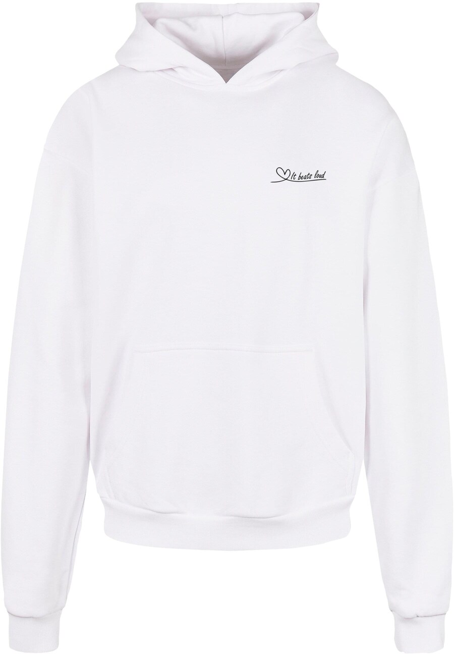 

Толстовка с капюшоном Merchcode Sweatshirt It Beats Loud, белый