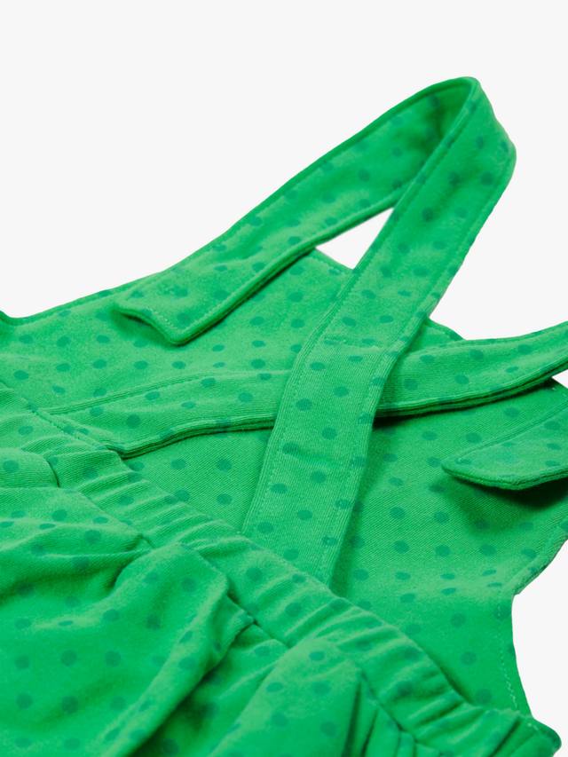 Детское платье-сарафан Enya из органического хлопка с аппликацией Frugi, Green — фото 4