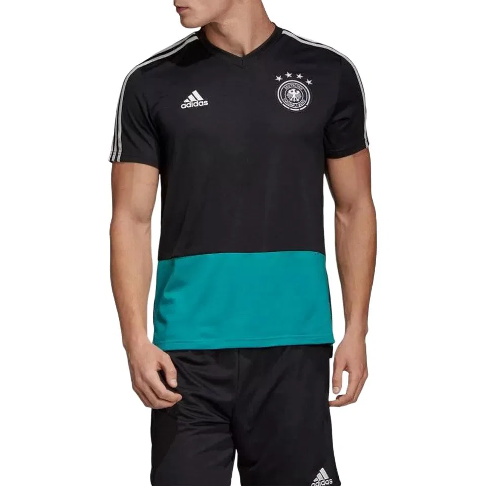 Футболка Adidas SFS Black Green — фото 4
