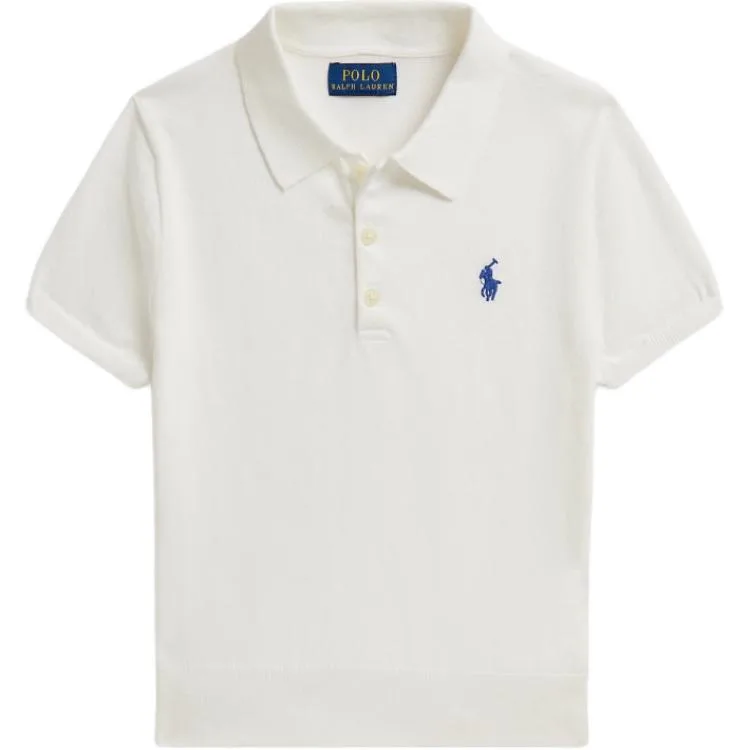 Поло для детей Polo Ralph Lauren, белый