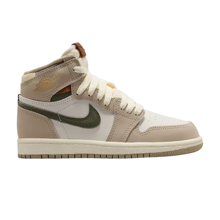 Кроссовки Air Jordan 1 Retro High OG PS, кремовый