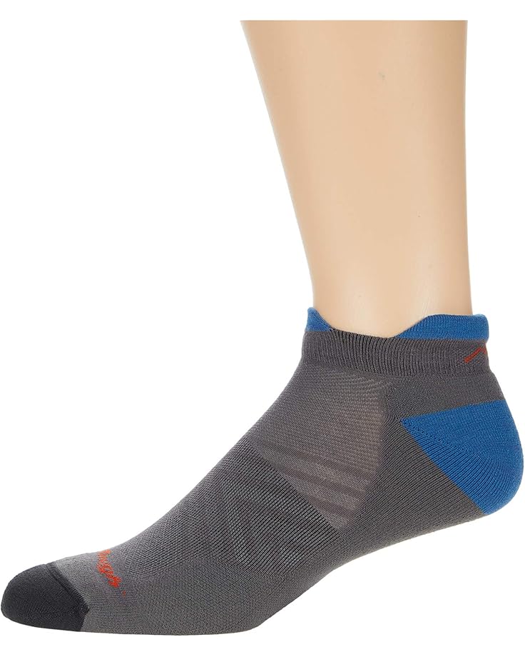 

Носки Darn Tough Vermont Run Coolmax No Show Tab Ultra-Lightweight with Cushion, серый