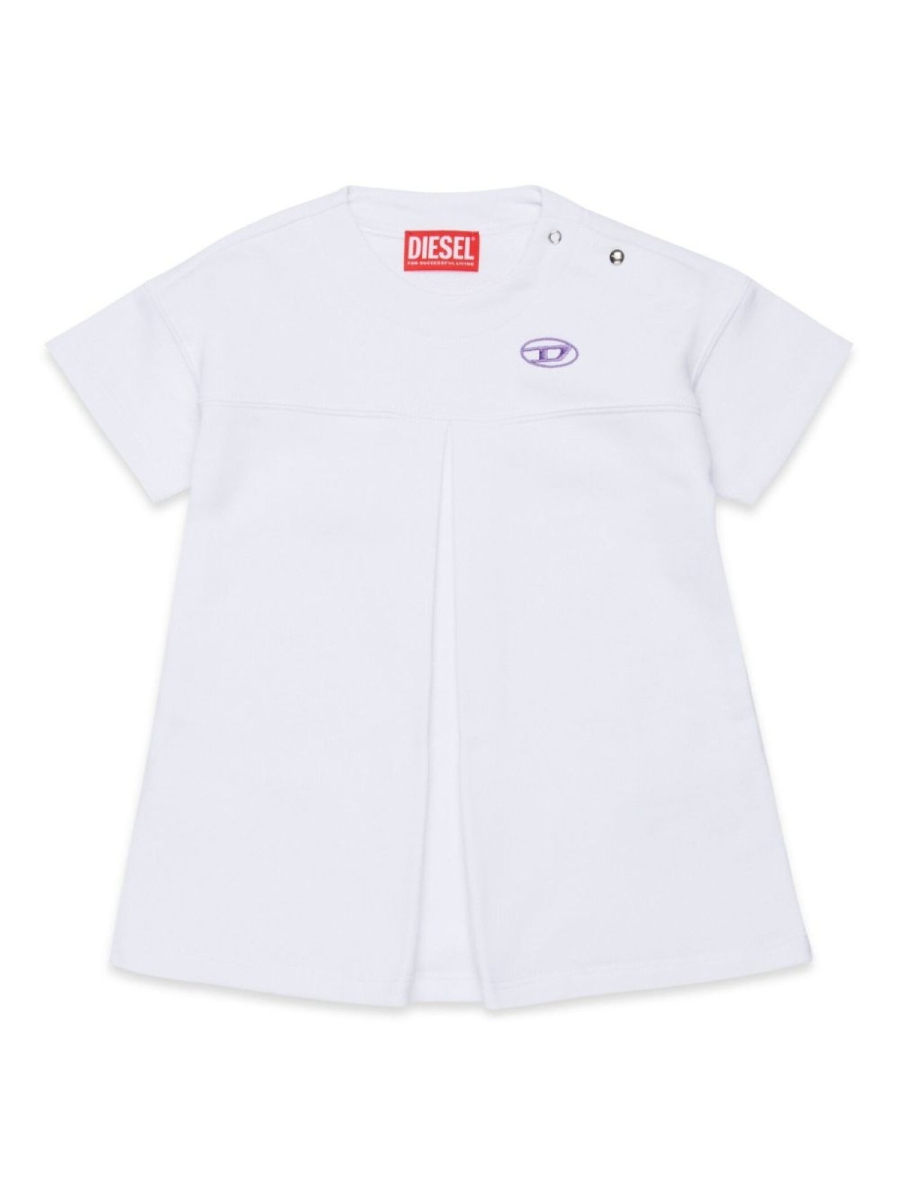

Diesel Kids флисовое платье Oval D, белый