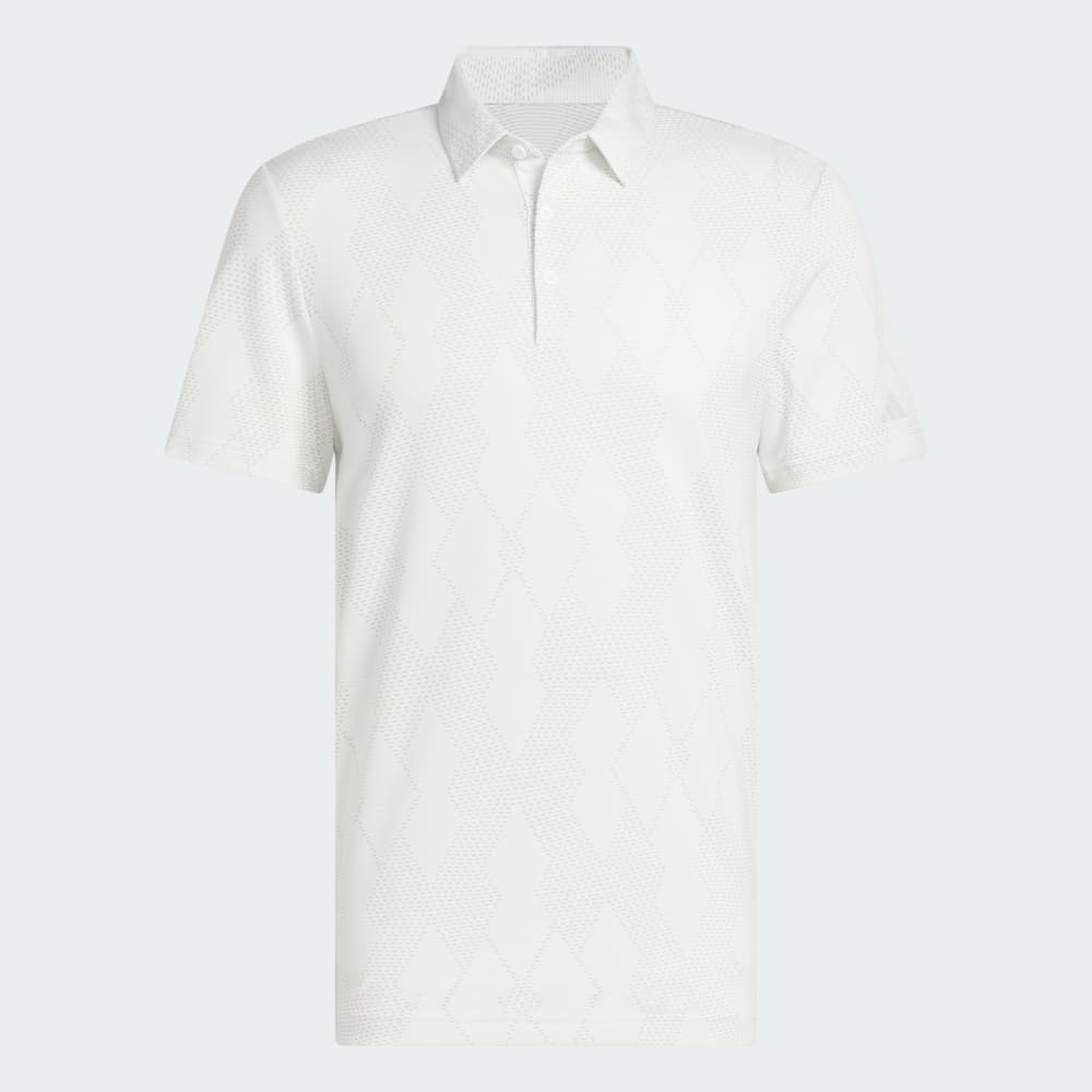 Спортивная футболка Adidas Ultimate365 Micro Texture Polo Shirt, белый — фото 4