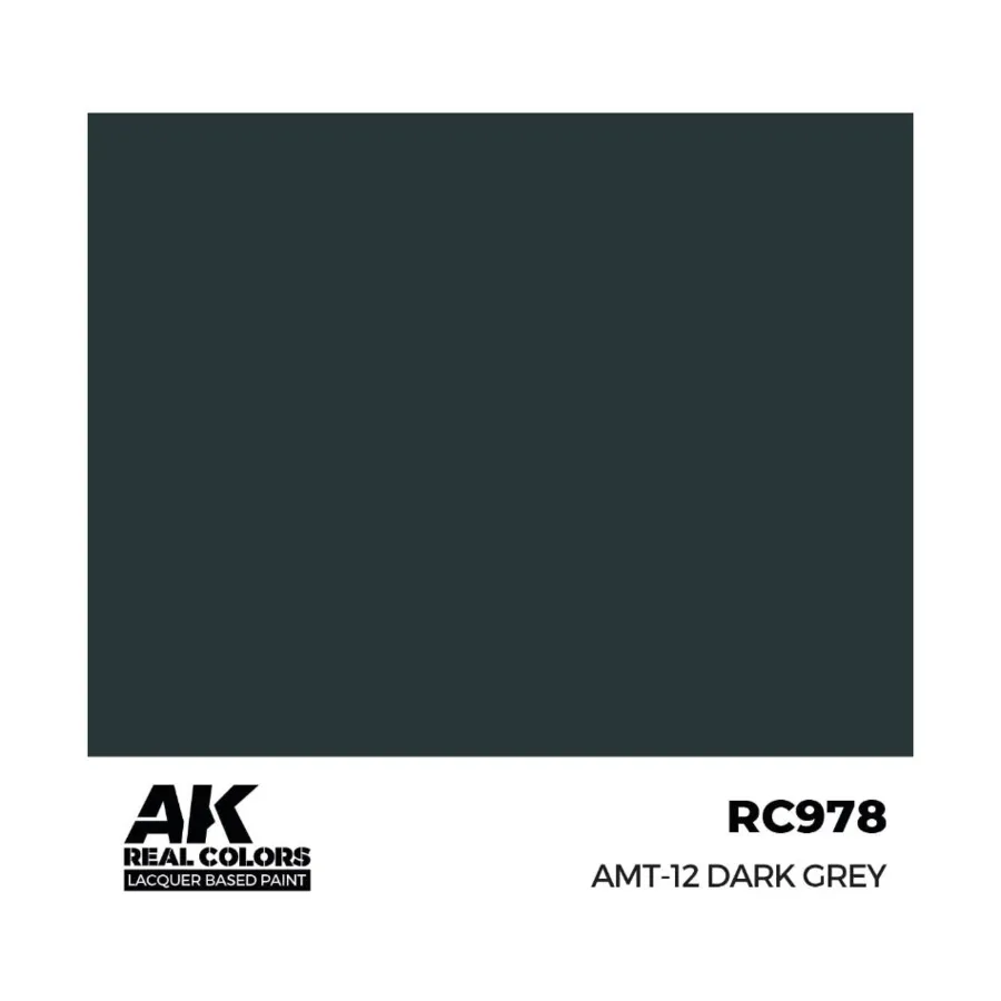 

ATM12 Темно-серый, Paint - Real Color, Dropper Bottles (AK-Interactive)