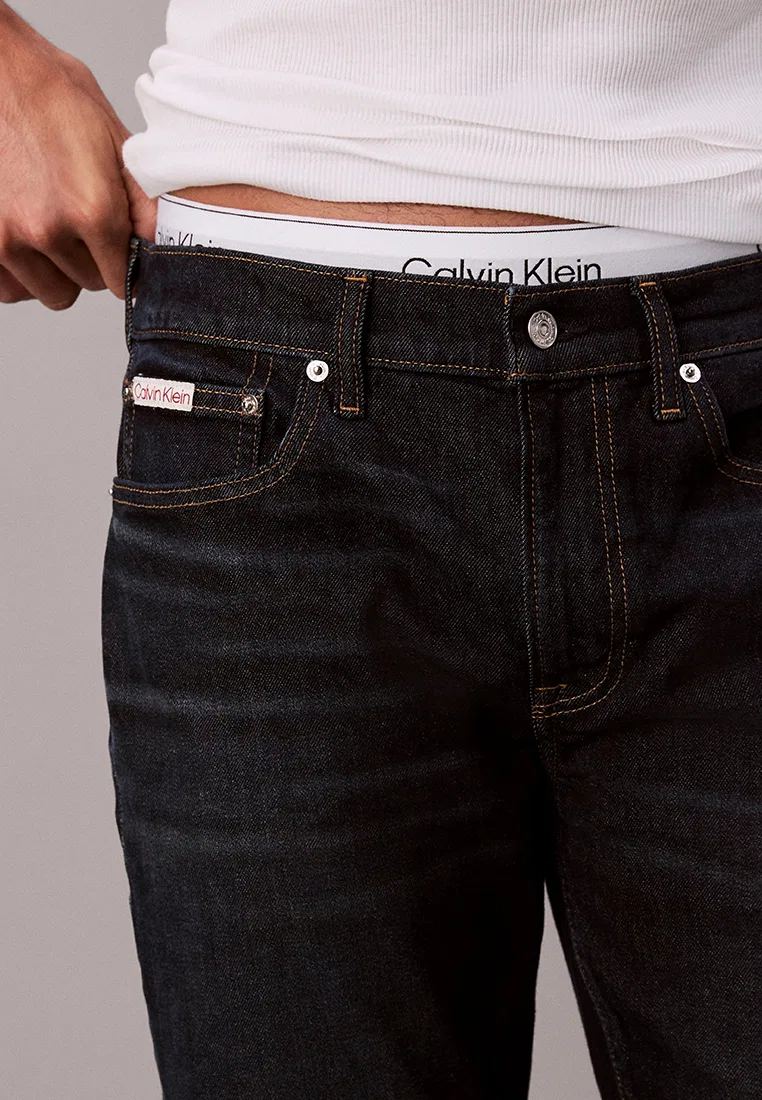 Джинсы, зауженные, Slim Tapered, Calvin Klein Jeans — фото 3