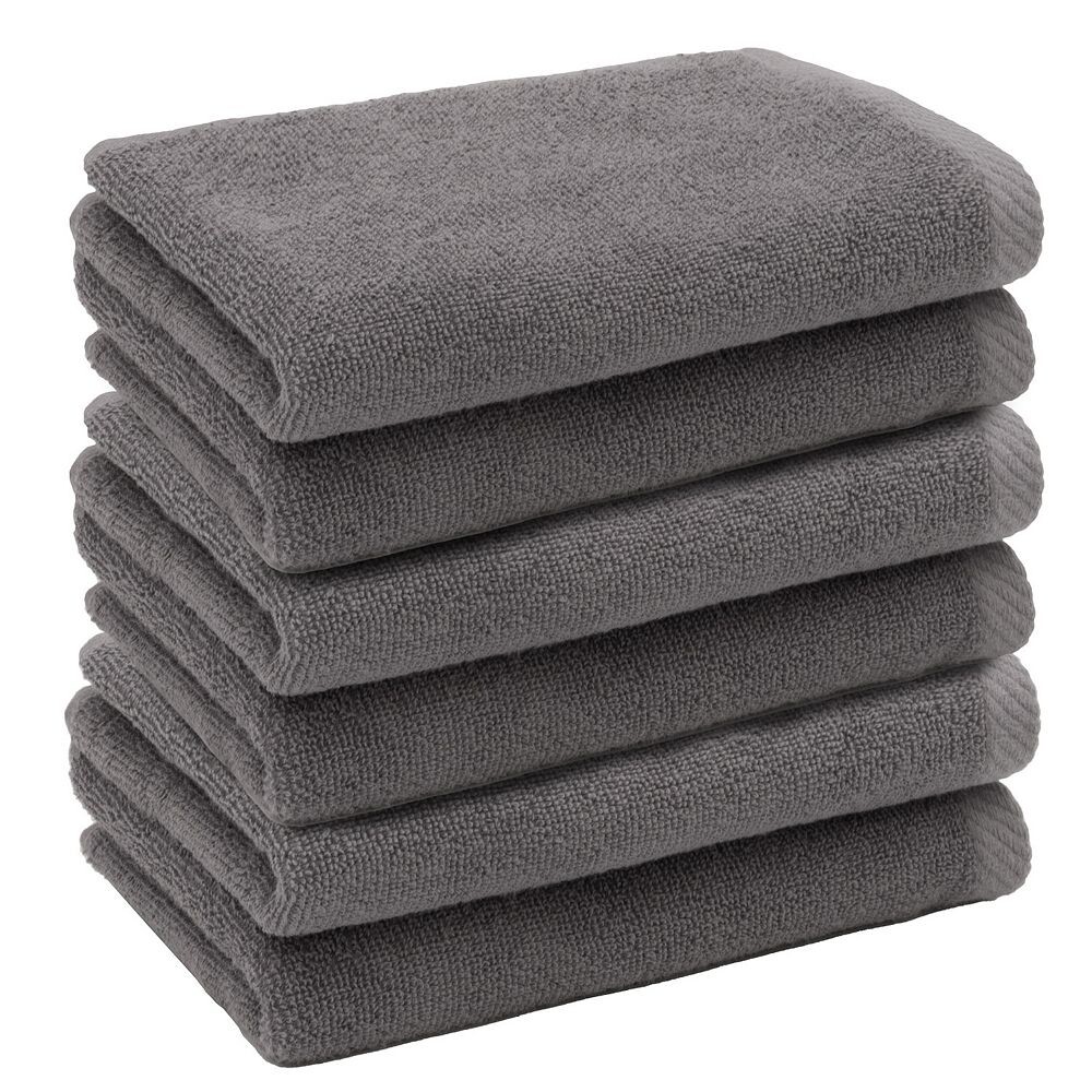 

Linum Home Textiles Набор полотенец для пальцев Ediree из турецкого хлопка, 6 шт., цвет Charcoal