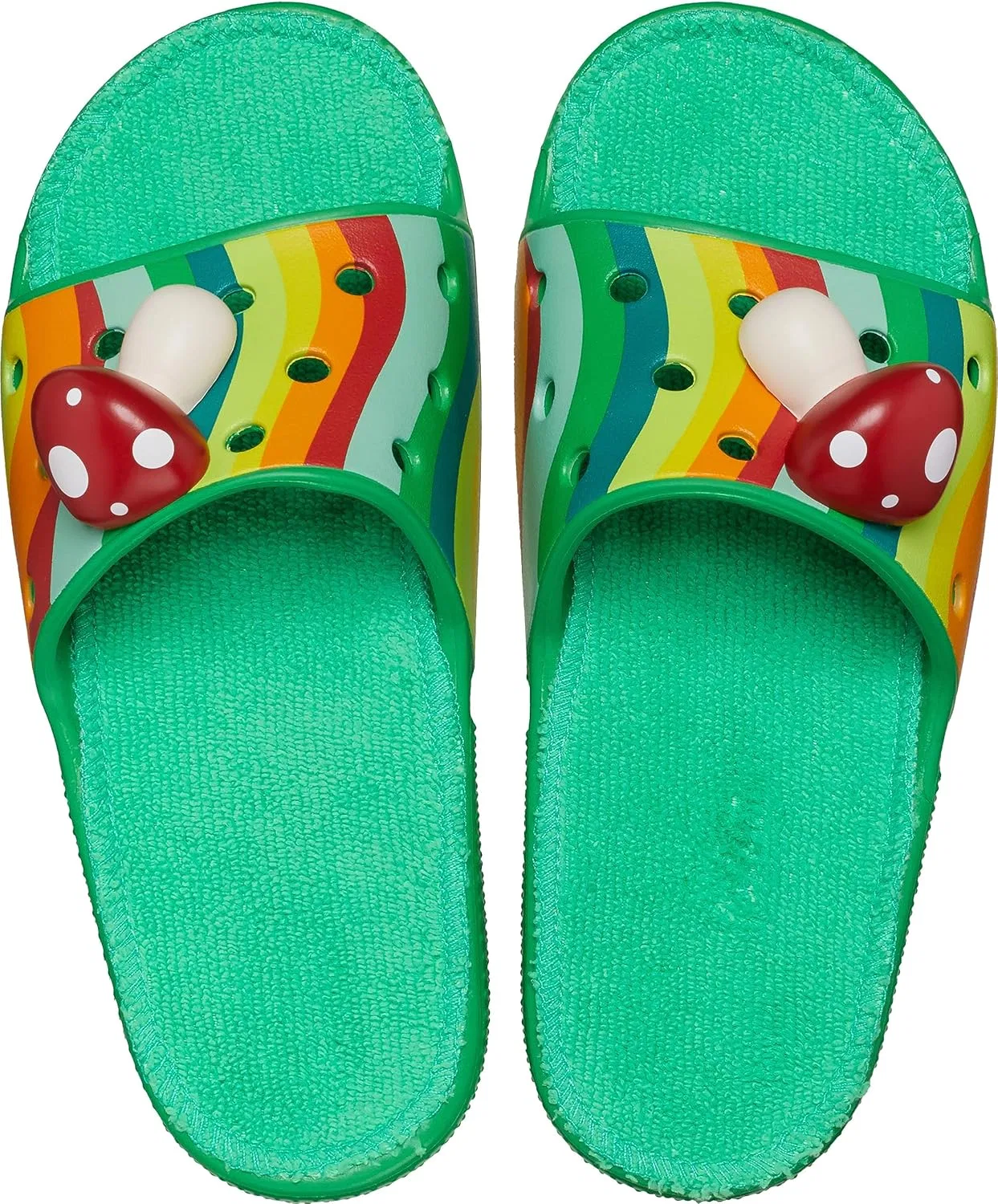 Кроксы Unisex Adult Classic Graphic Slides Crocs, Grass Green — фото 4