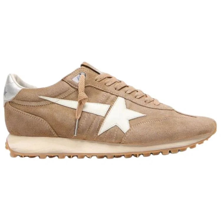 Кроссовки повседневные из кожи Golden Goose коричнево-белые — фото 3