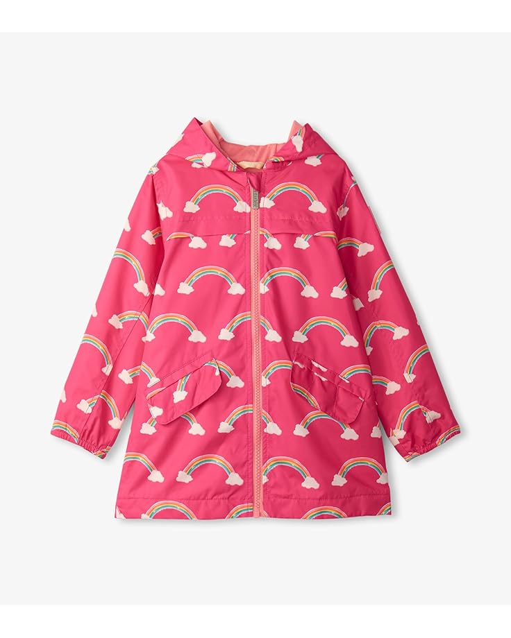 

Куртка Hatley Kids Summer Rainbow Spring Field Jacket, цвет Fuchsia Purple