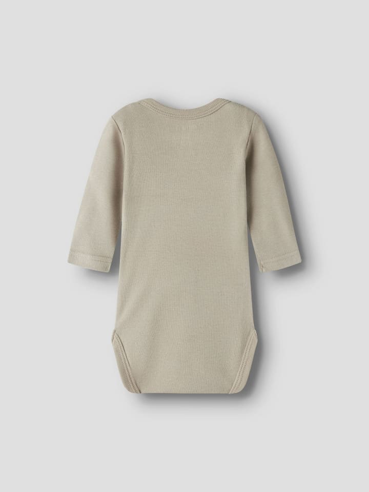 Name it Комплект из 3 боди с длинными рукавами NBMBODY 3P LS FOX в цвете «тень» — фото 4