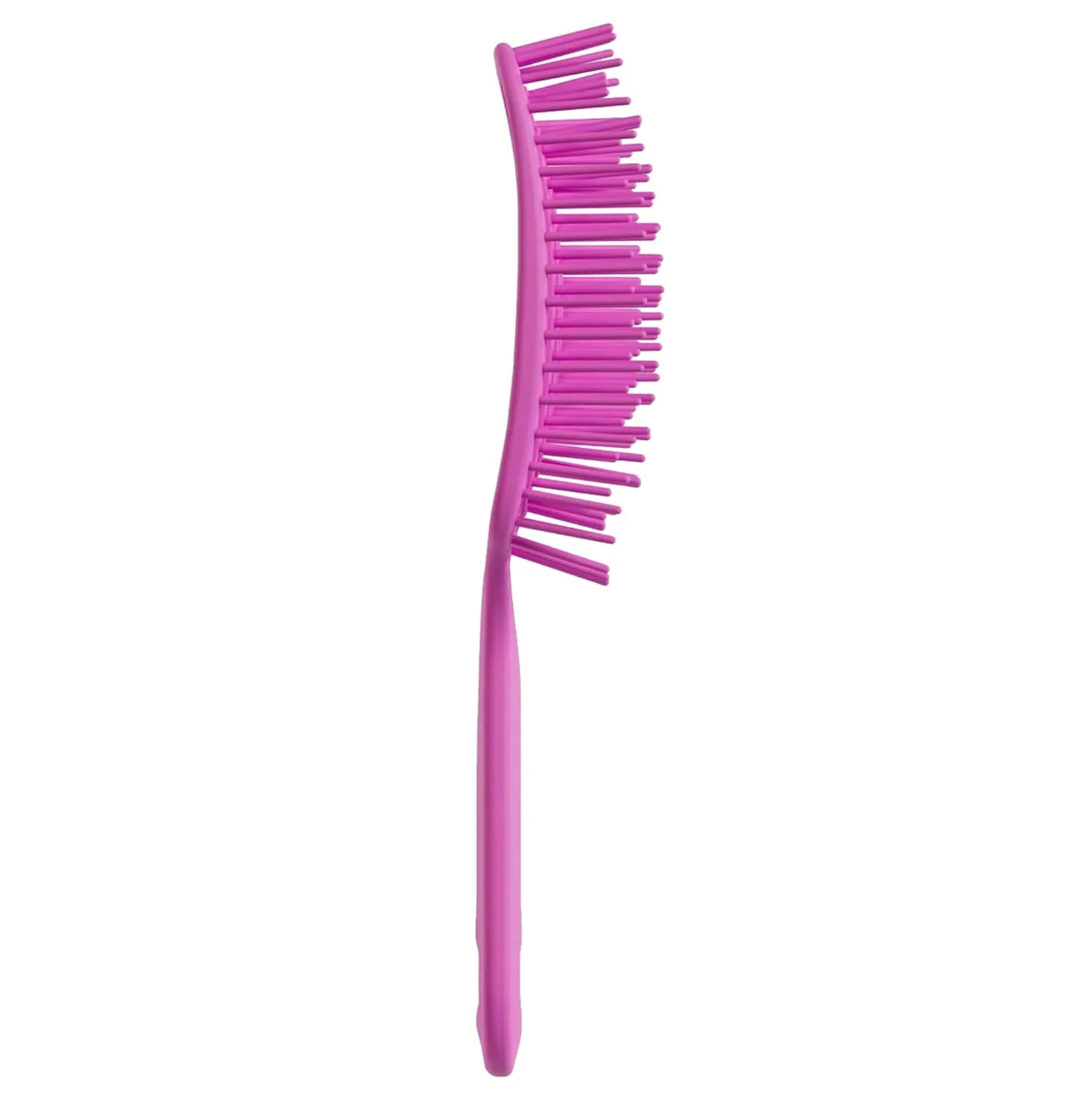 FHI Heat UNbrush Flex Detangling Brush - ультрагибкая щетка для волос без боли с антистатическими щетинками DuoFlex для распутывания, массажа кожи головы и быстрой укладки, Pink — фото 2