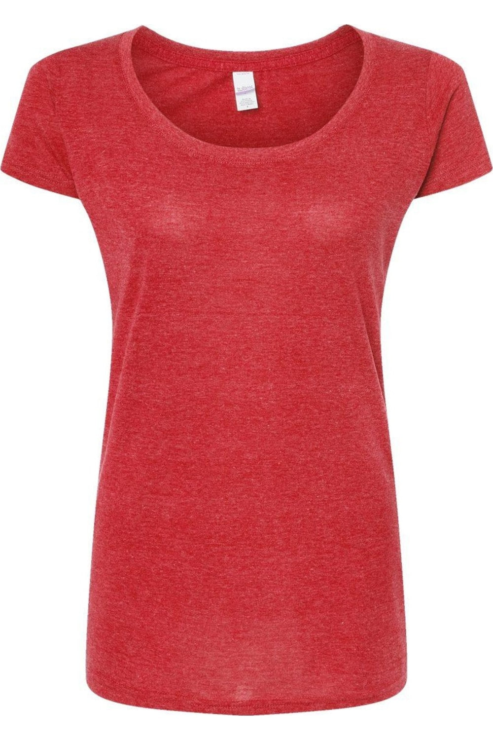 

Женская футболка Tultex Poly-Rich с круглым вырезом, цвет heather red