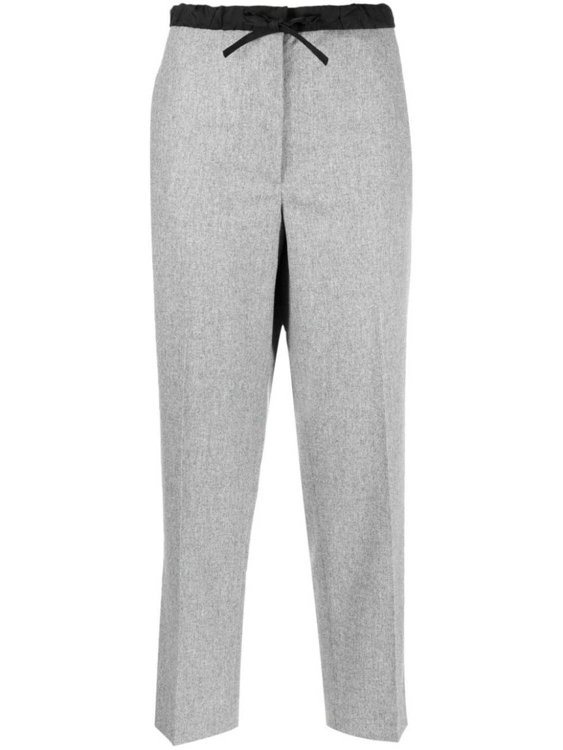 

Jil Sander укороченные брюки с кулиской, серый