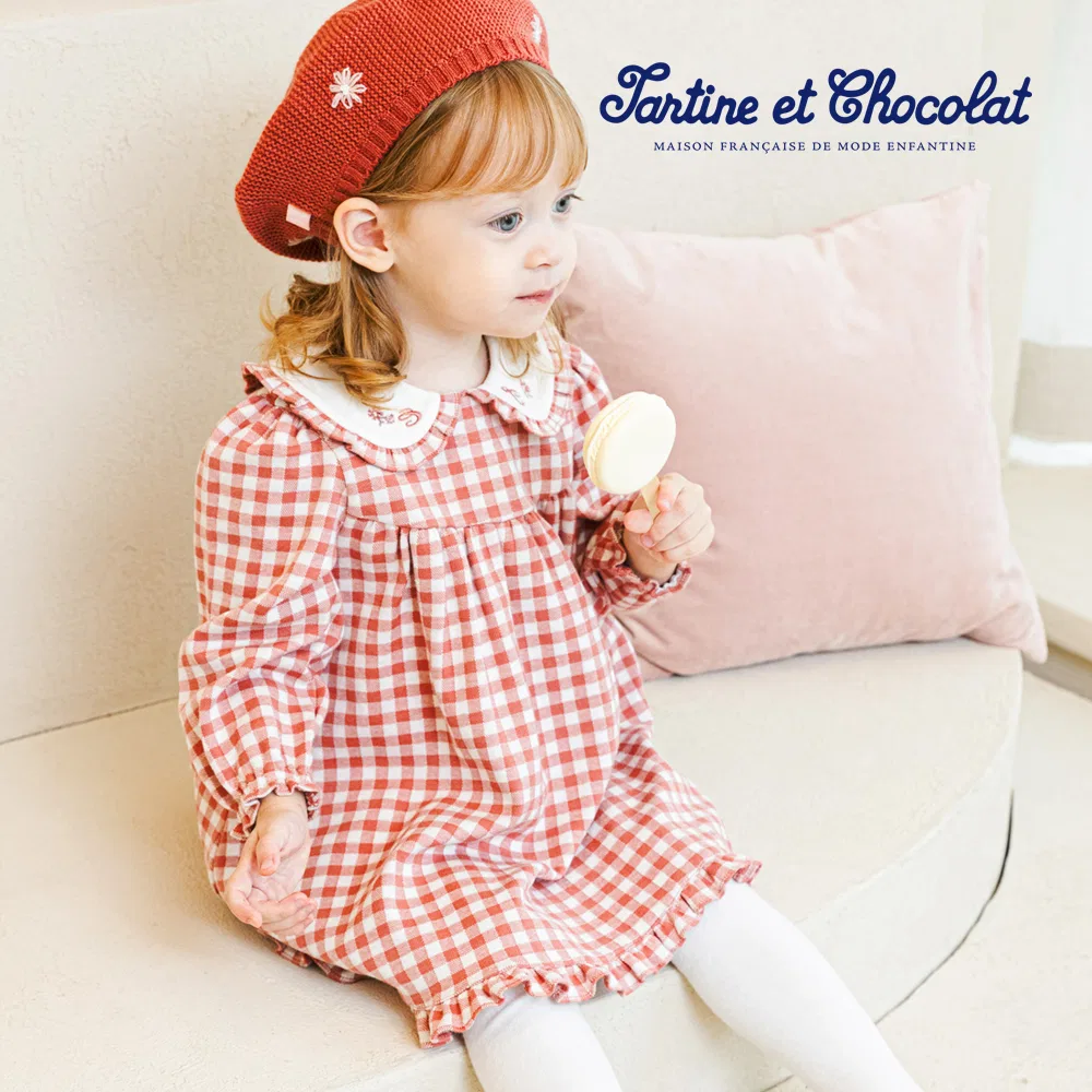 Детское платье в клетку Gb Bartel от Tartine Et Chocolat
