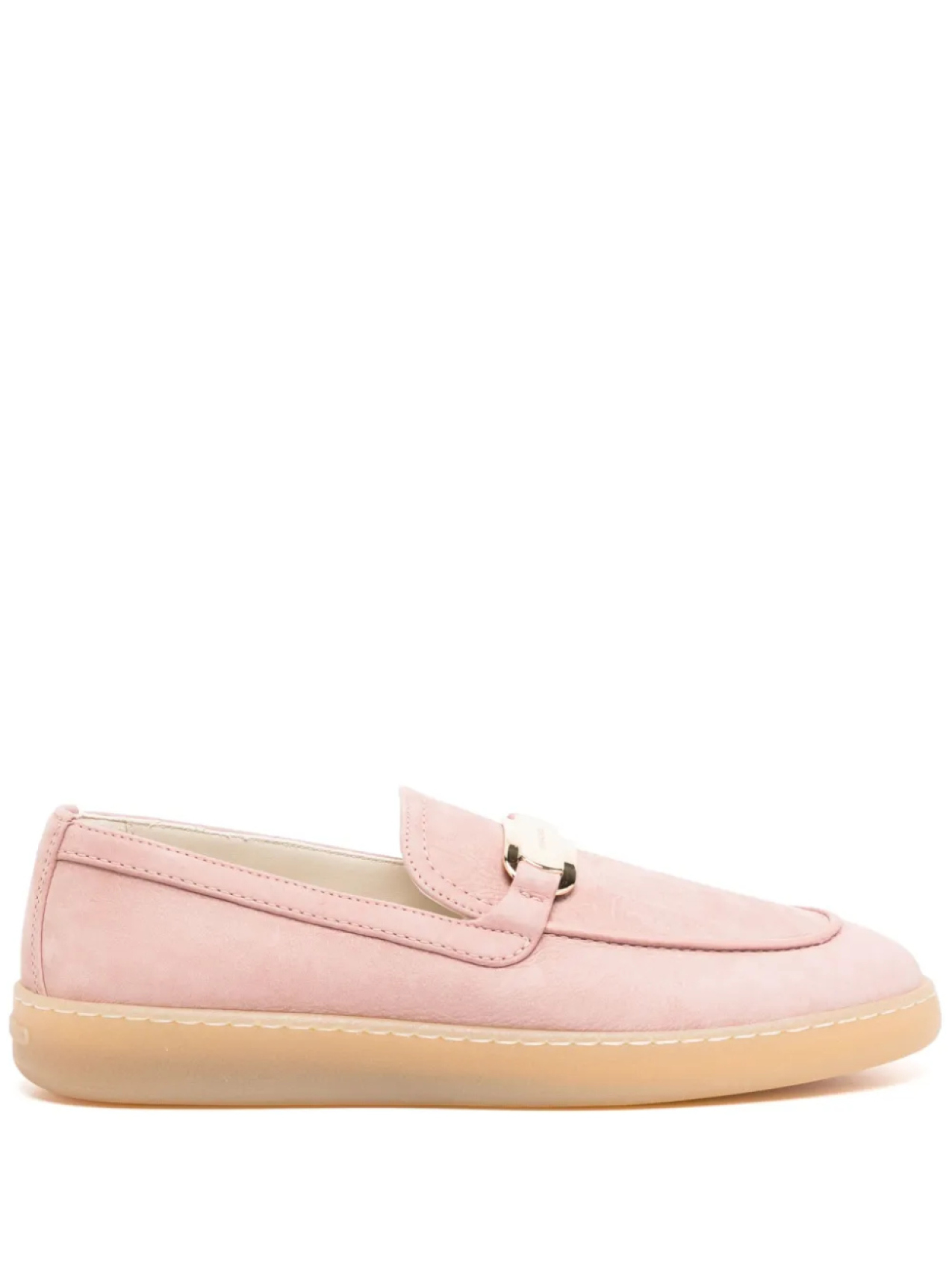Ferragamo замшевые лоферы, розовый