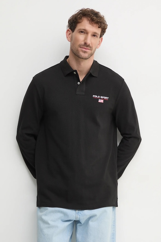 

Хлопковая водолазка Polo Ralph Lauren, черный