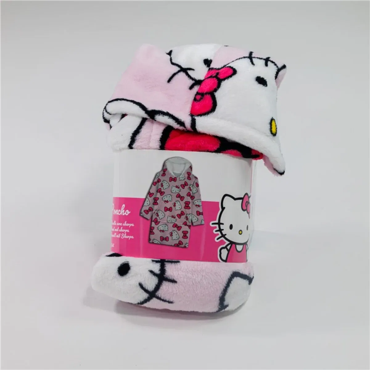 Свит-пончо Coral Fleece Hello Kitty, разноцветный — фото 3