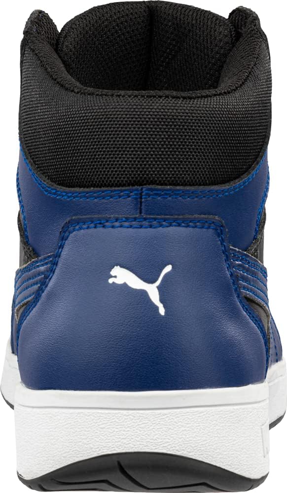 Мужские кроссовки Puma Frontcourt синие/черные среднего уровня — фото 4