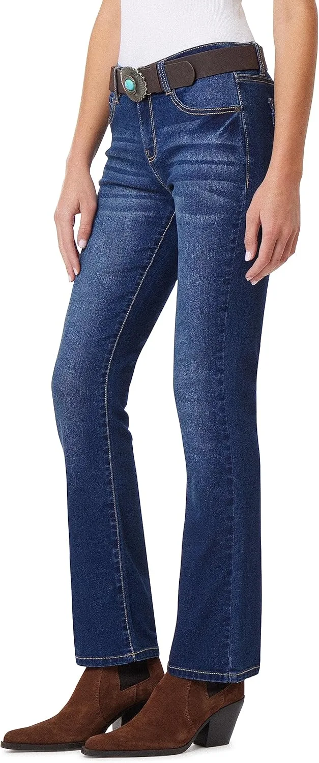 

Джинсы WallFlower Legendary Slim Bootcut Mid-Rise с поясом