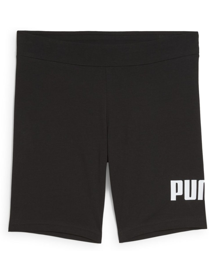 

Леггинсы "ESS No.1 Logo 7'' Short Leggings" черного цвета Puma
