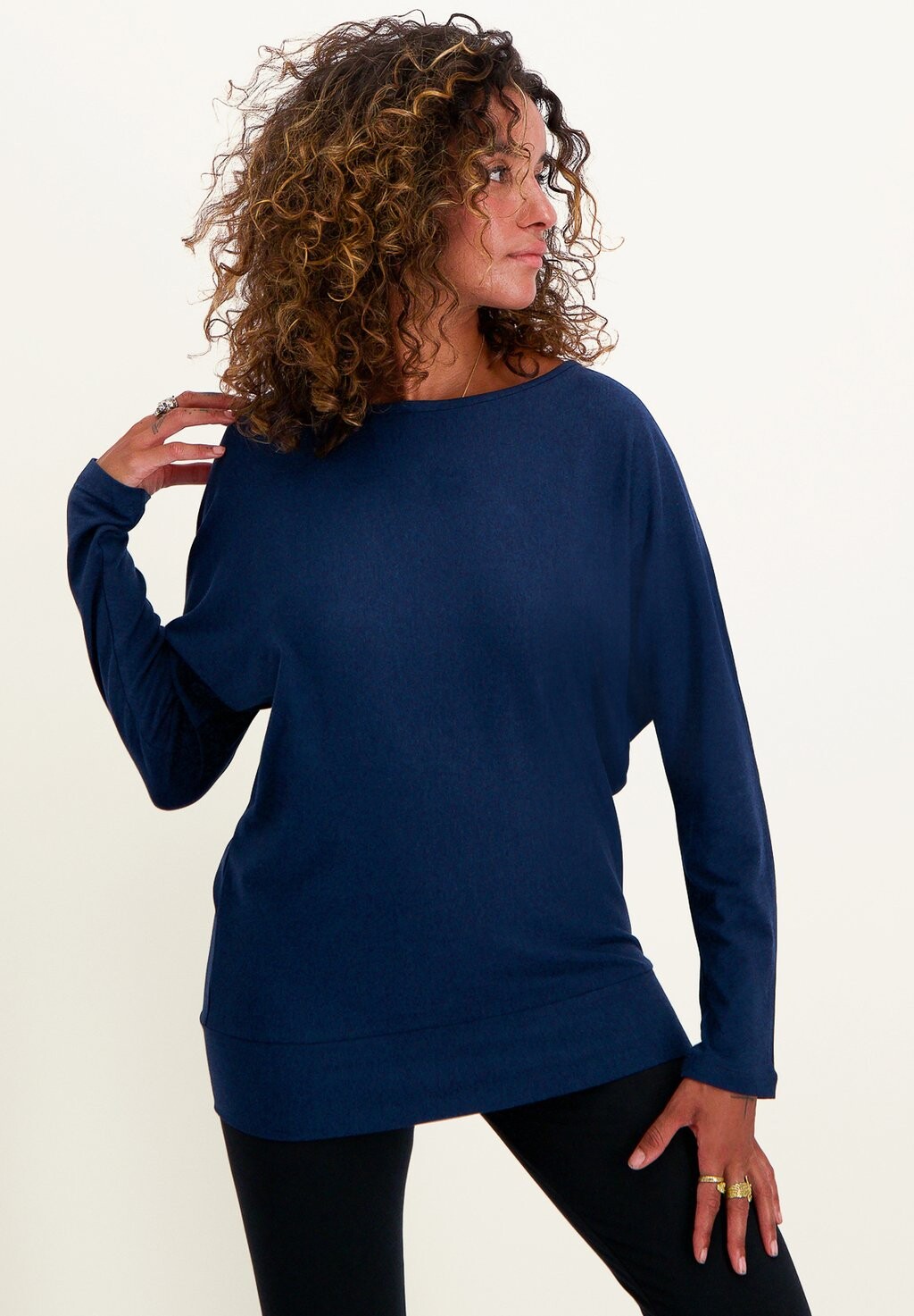 

Рубашка с длинным рукавом Urban Goddess, темно-синий Yoga Budhi