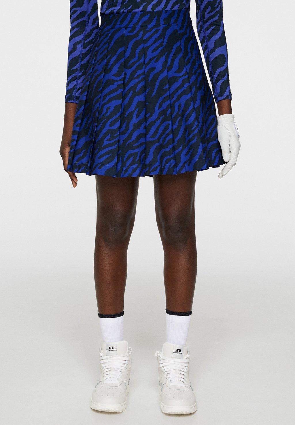 

Юбка плиссированная ADINA PRINT - Mini skirt J.LINDEBERG Sports, синий