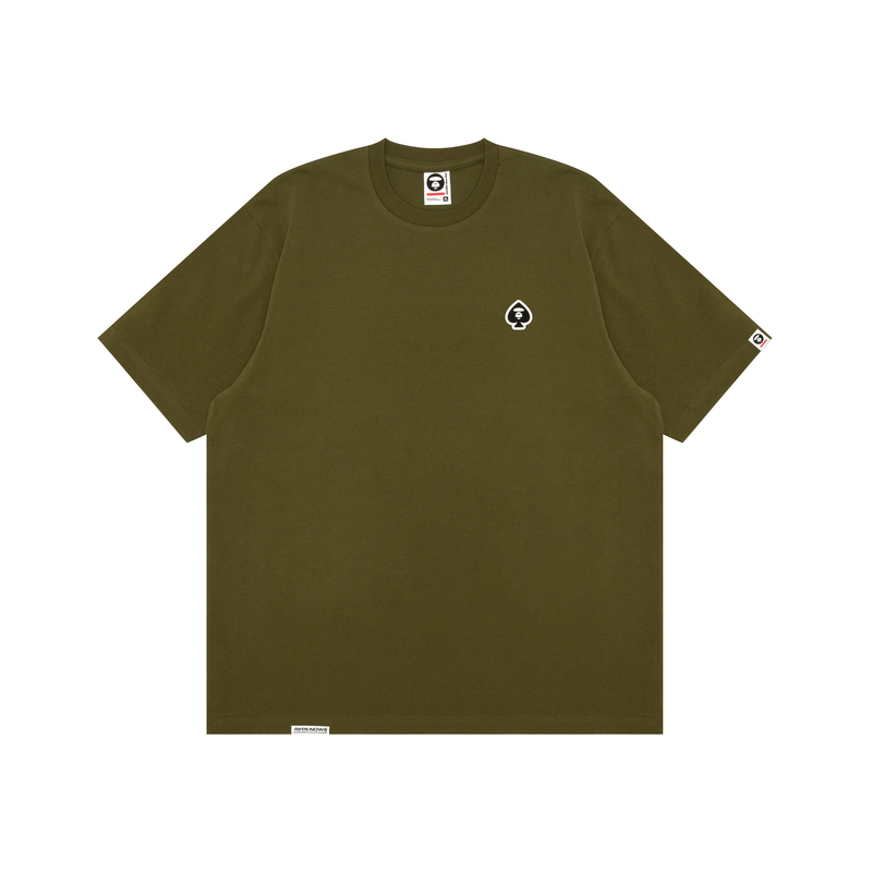 

Футболка из хлопка с аппликацией логотипа A Bathing APE Aape, зеленый