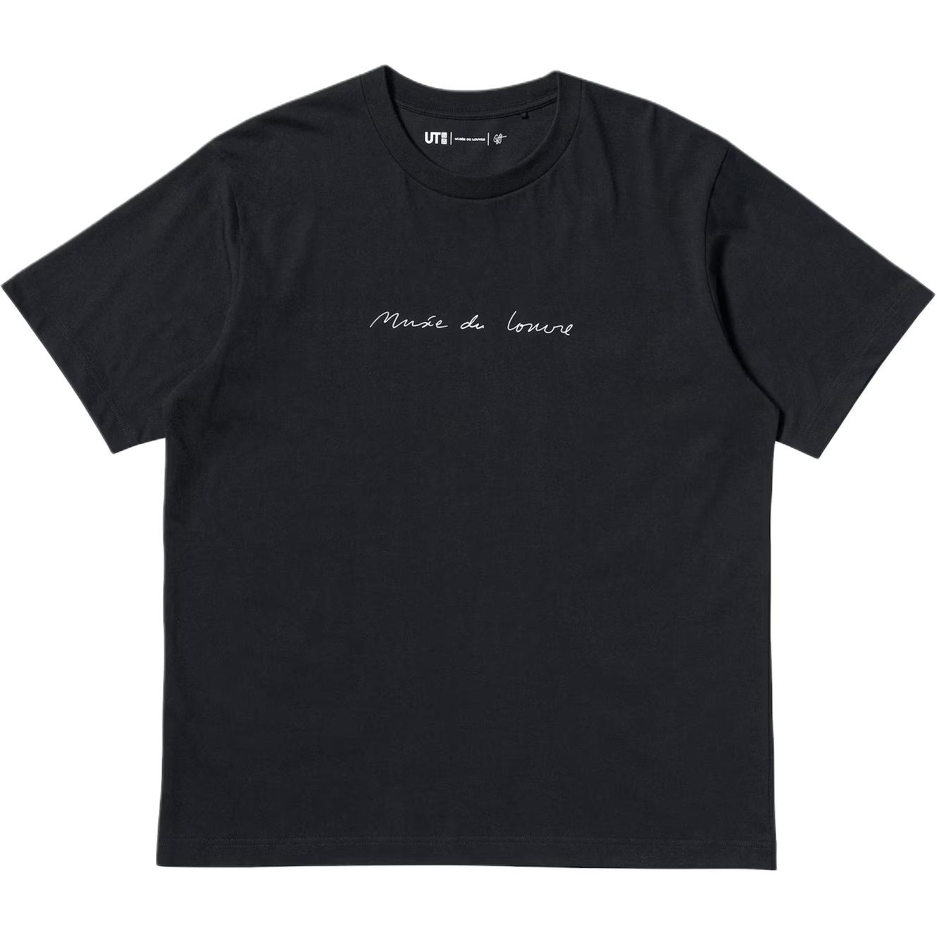 Футболка унисекс черная Louvre X Camille Henrot Collaboration UNIQLO — фото 3