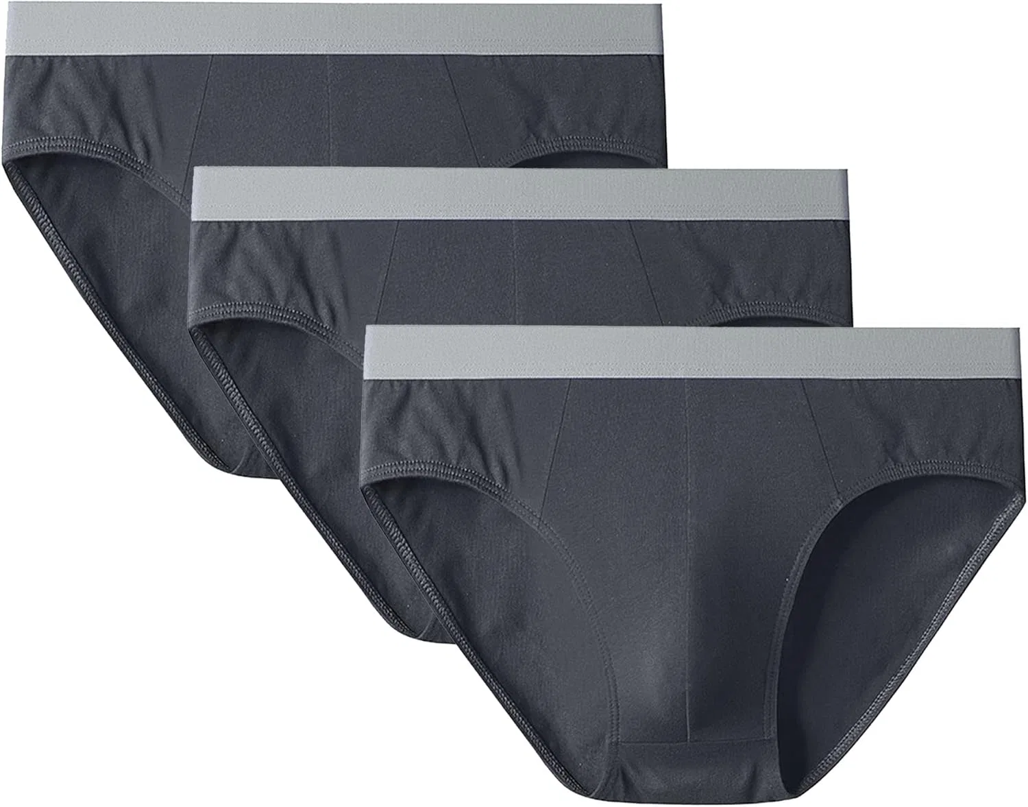 Боксеры хлопковые, Mens Underwear Boxer Briefs, серый