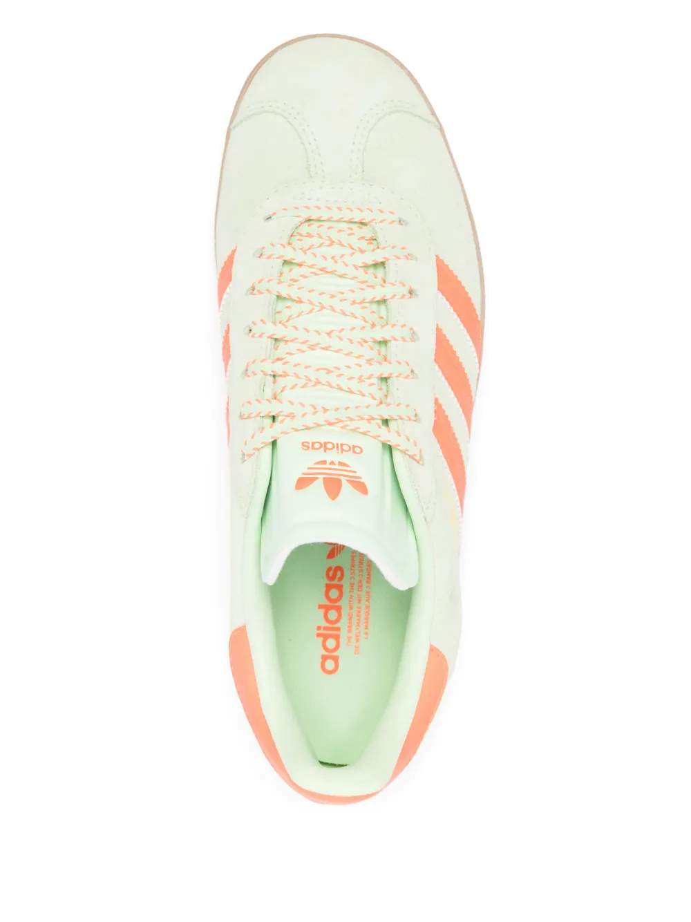 Кроссовки Gazelle Adidas, зеленый — фото 4
