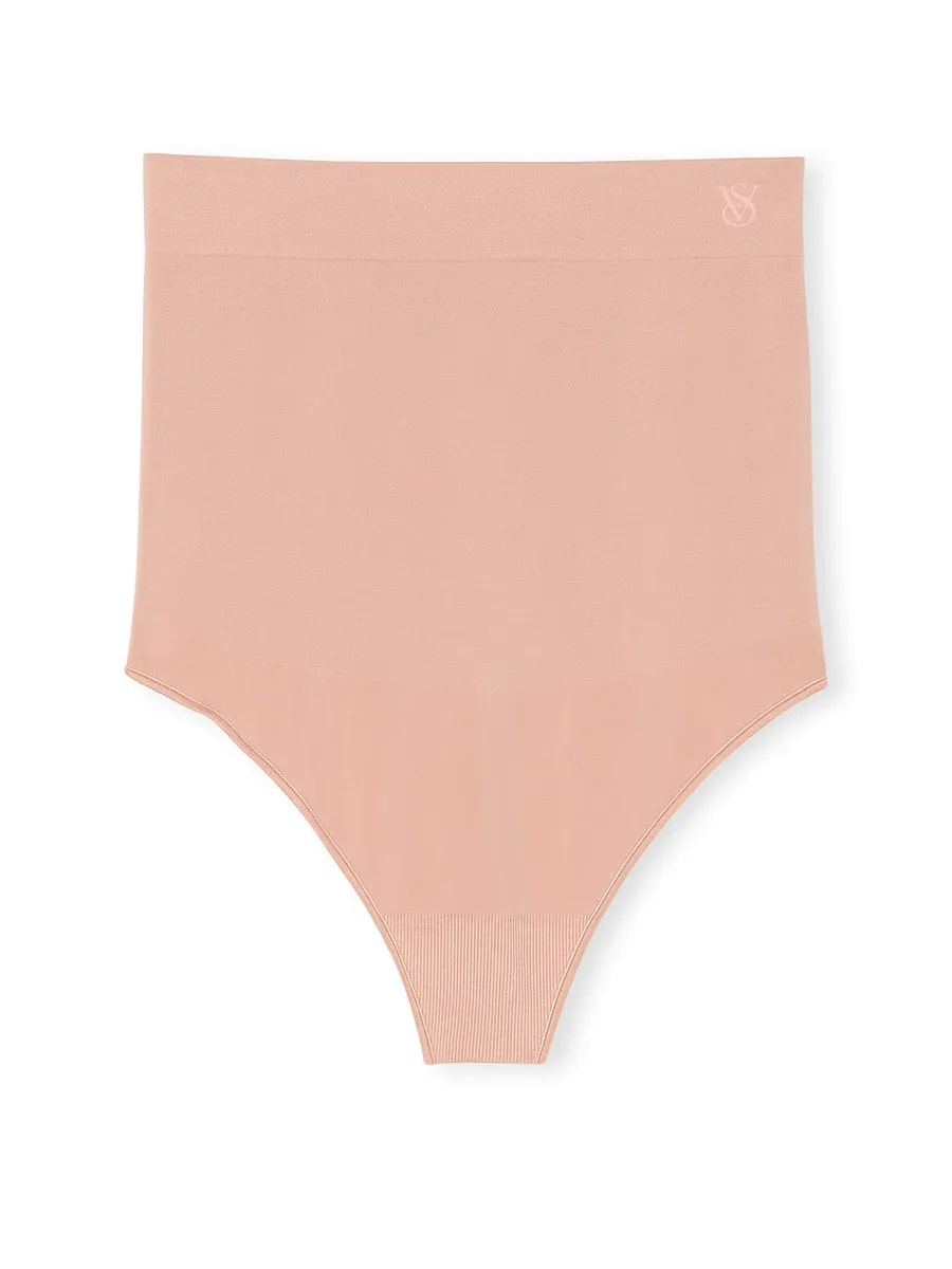 Трусики-стринги с высокой талией SeamlessShaping Victoria'S Secret, цвет Macaron — фото 4