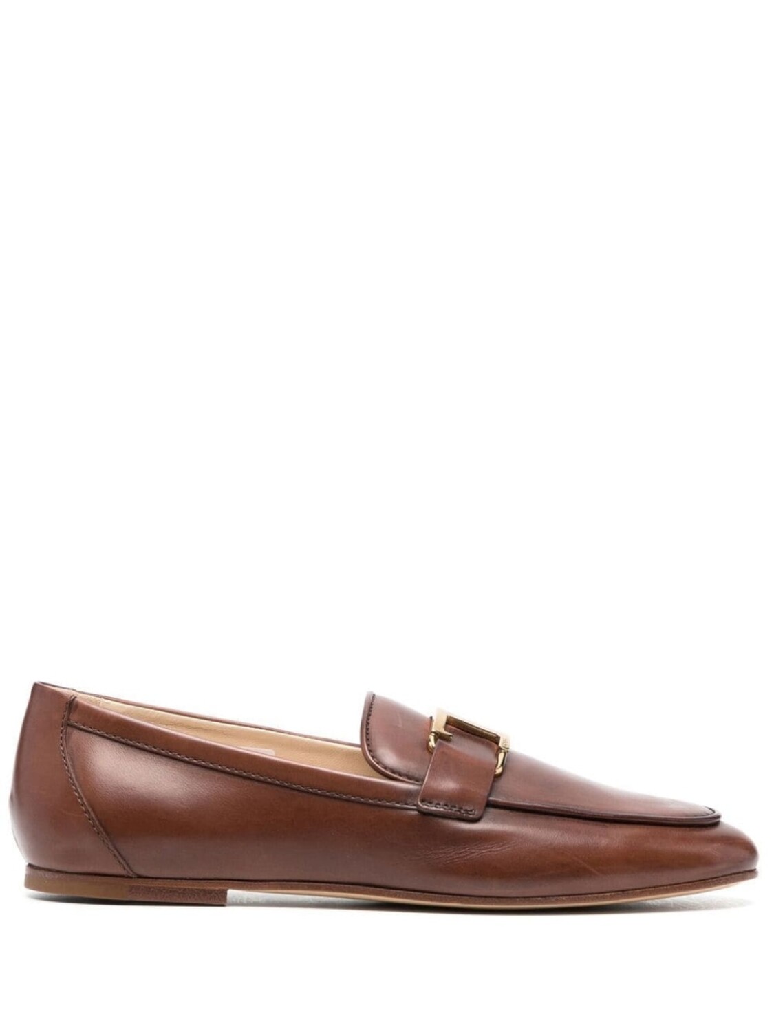 

Tod's лоферы с логотипом, коричневый