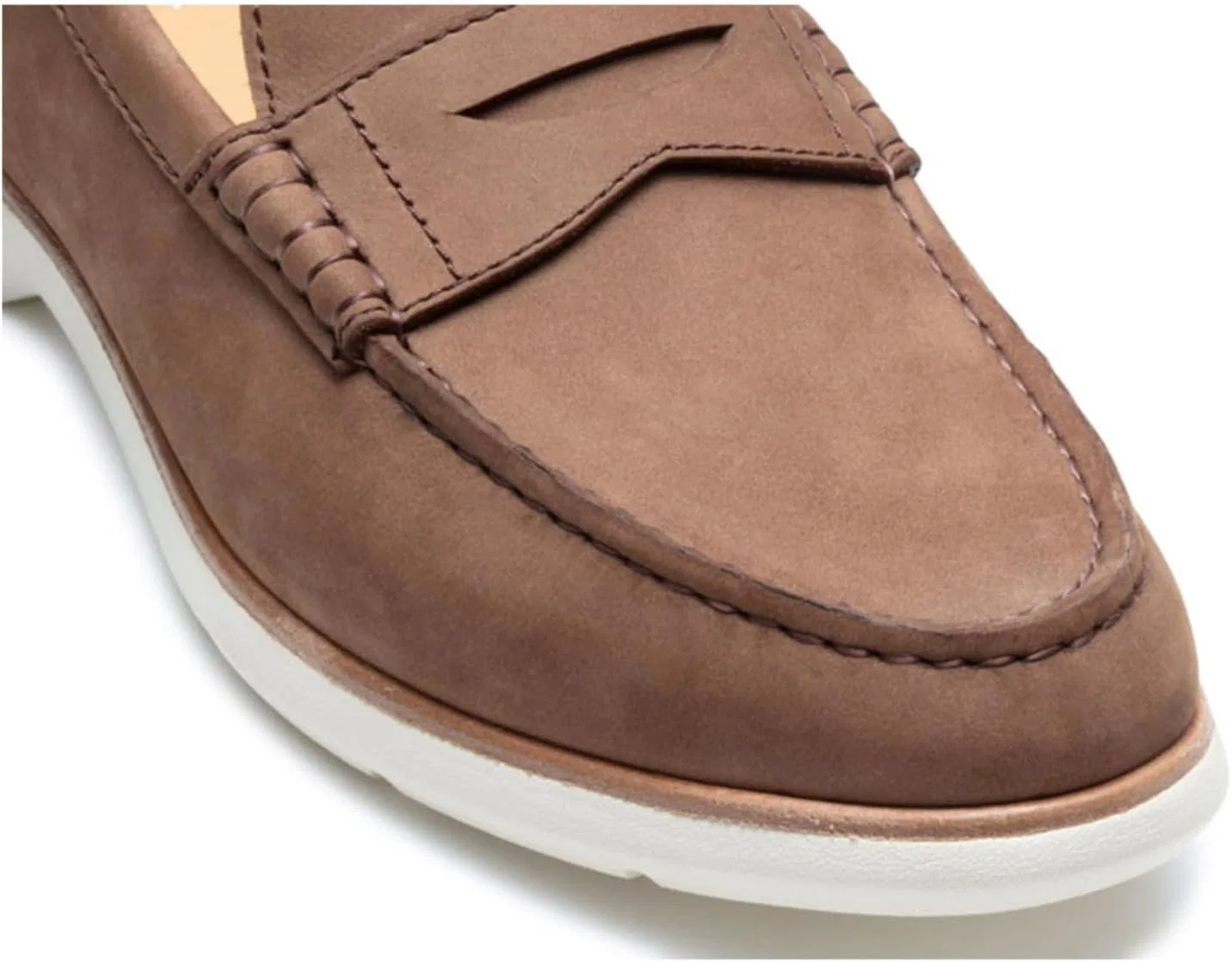 Лоферы мужские REGAL Penny Loafer, коричневая замша — фото 2