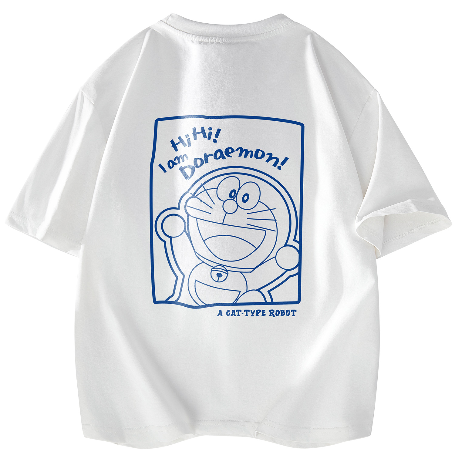 

Футболка унисекс Doraemon, сырой белый